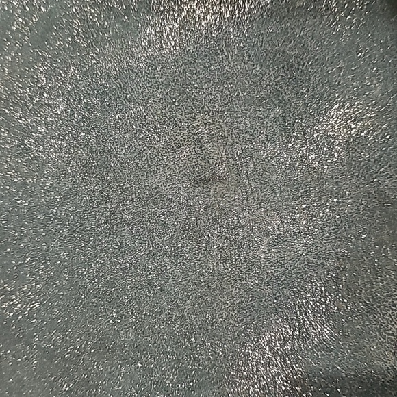 Tory Burch Vintage Green Shimmer Leather Blue Beaded Hobo Shoulder tote bag - Picture 15 of 16